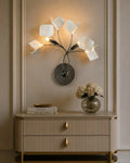 Royal Orchid Black Wall Sconce