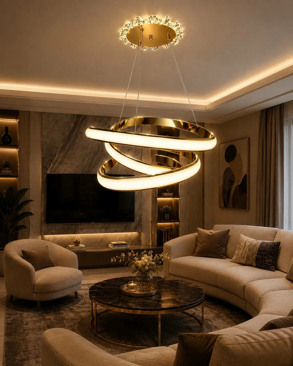 Galaxy Orbit Linear Pendant