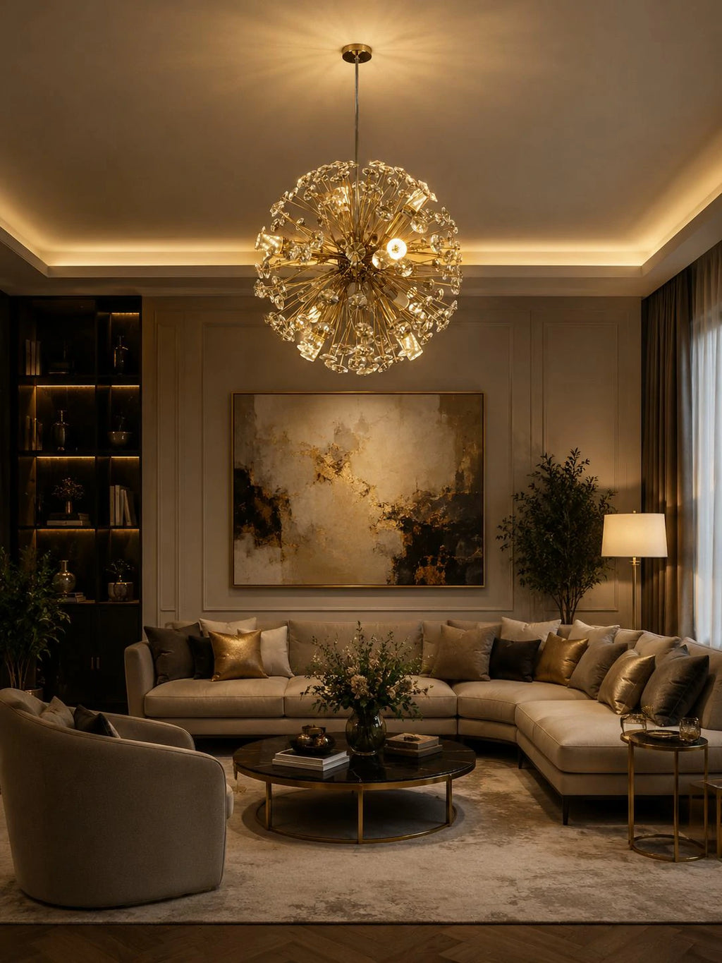 Corona Crystal Chandelier