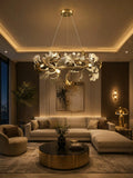 Golden Leaves Symphony Chandelier