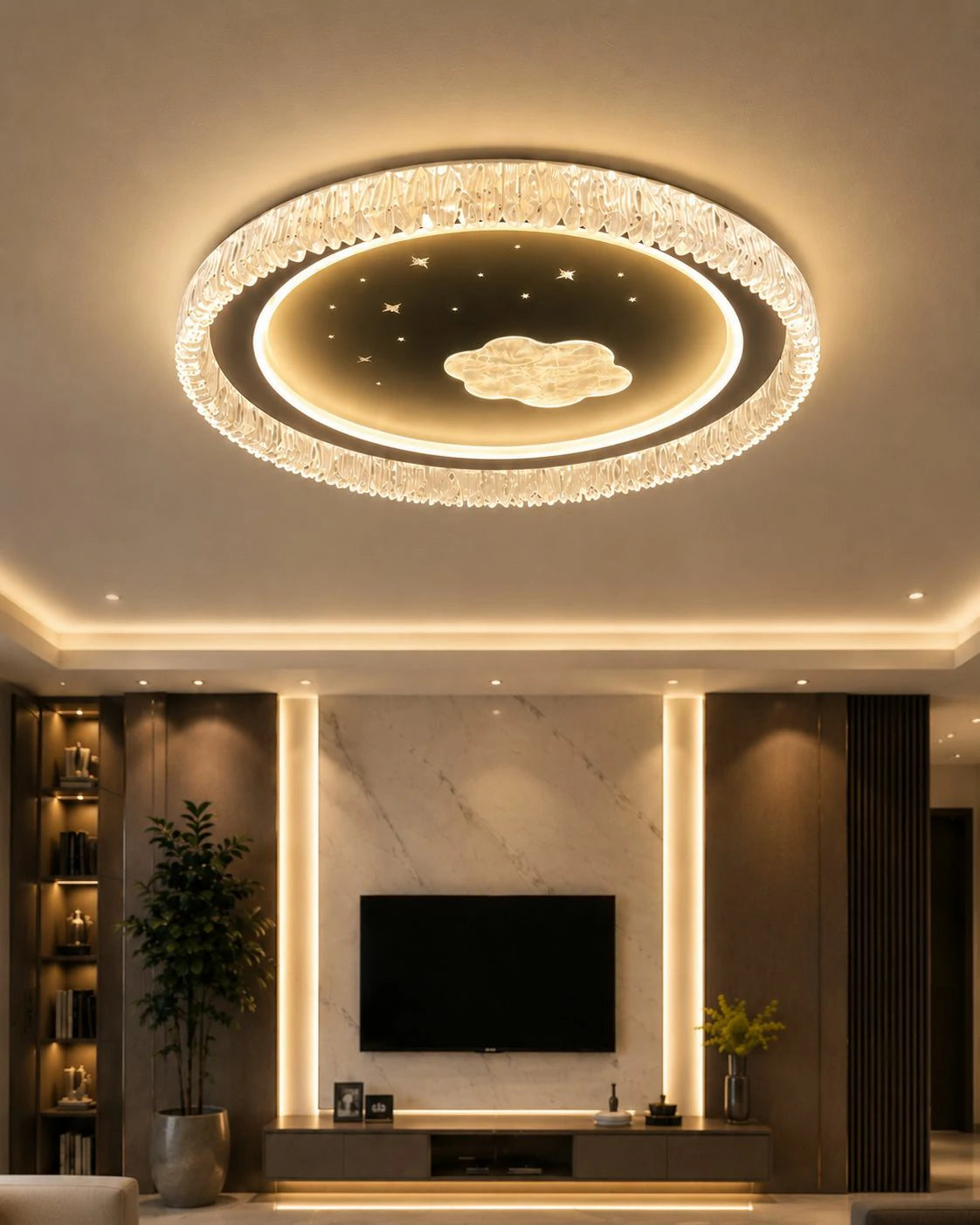 Star Cloud Ceiling Light – lit