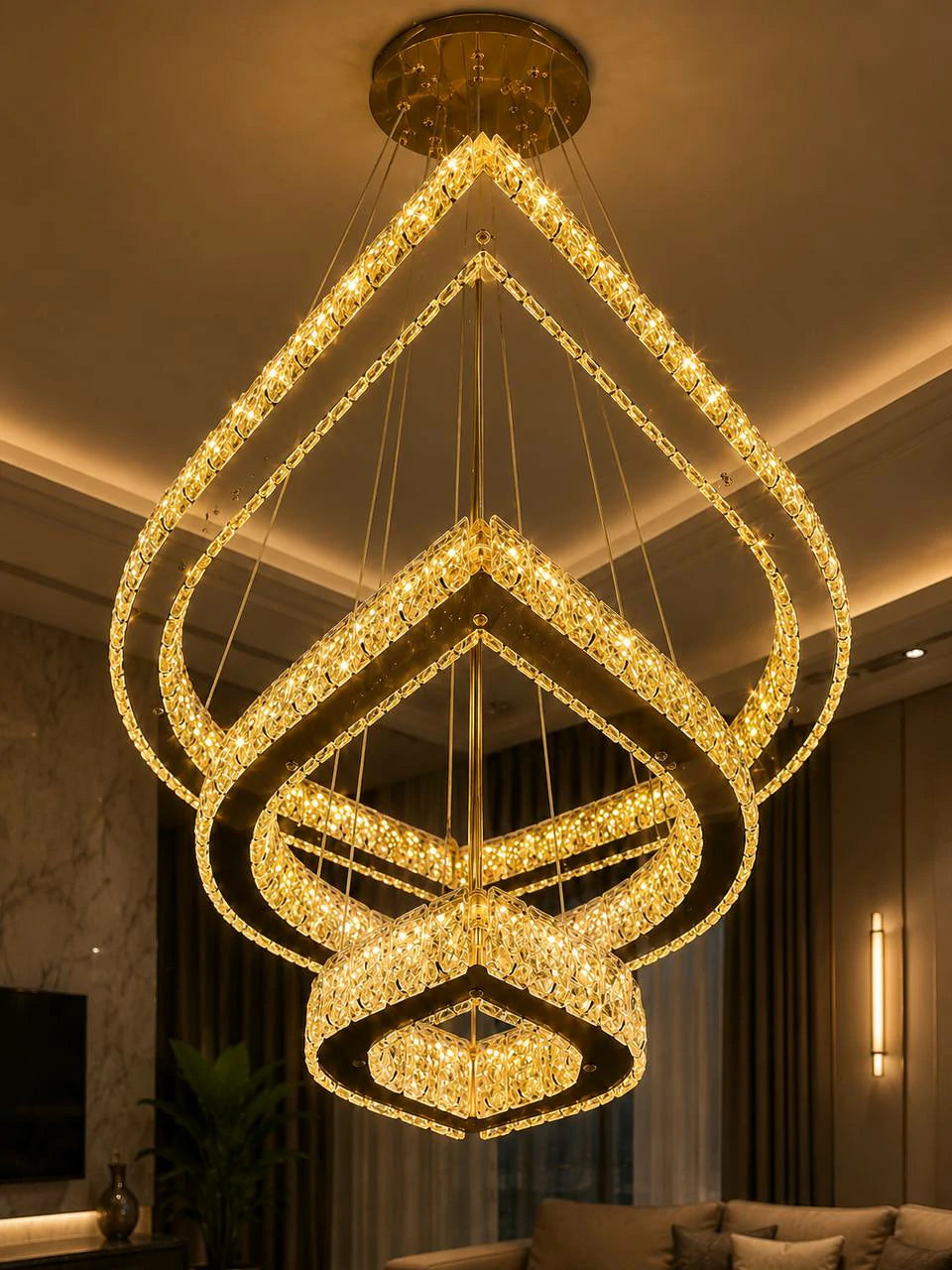 Royal Crown Crystal Chandelier – crystals