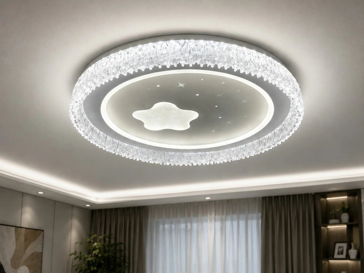 Aurora White Ceiling Light – detail