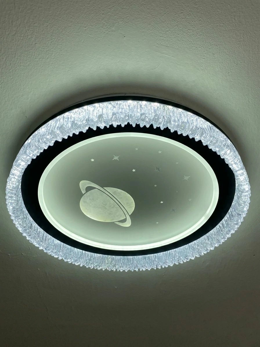 Planet Orbit Glass Ceiling Light – detail